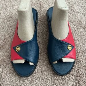 SENSO Red and Blue Women's Sandals